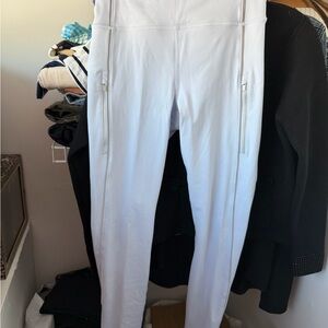 Athleta Rainer Reflective Stripe Tight Leggings blue women’s XS NWOT